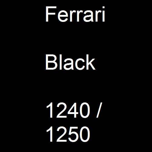 Ferrari, Black, 1240 / 1250.